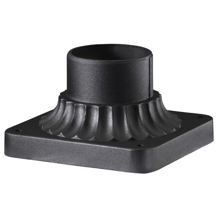Quorum Cast Post Adapter Black 7-102-69